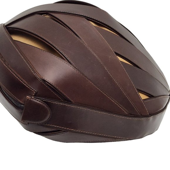 Brown and Tan Satchel - Picture 9 of 9